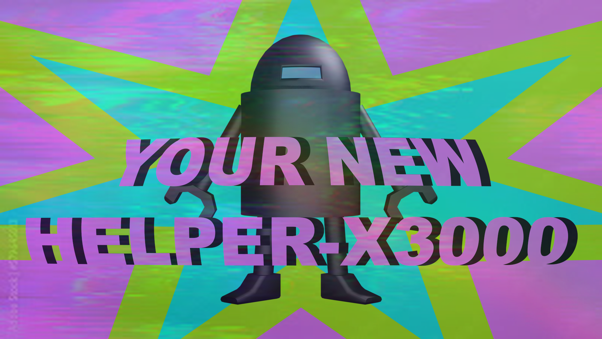 Robot Ad Banner, New Media Design Course (2025)
