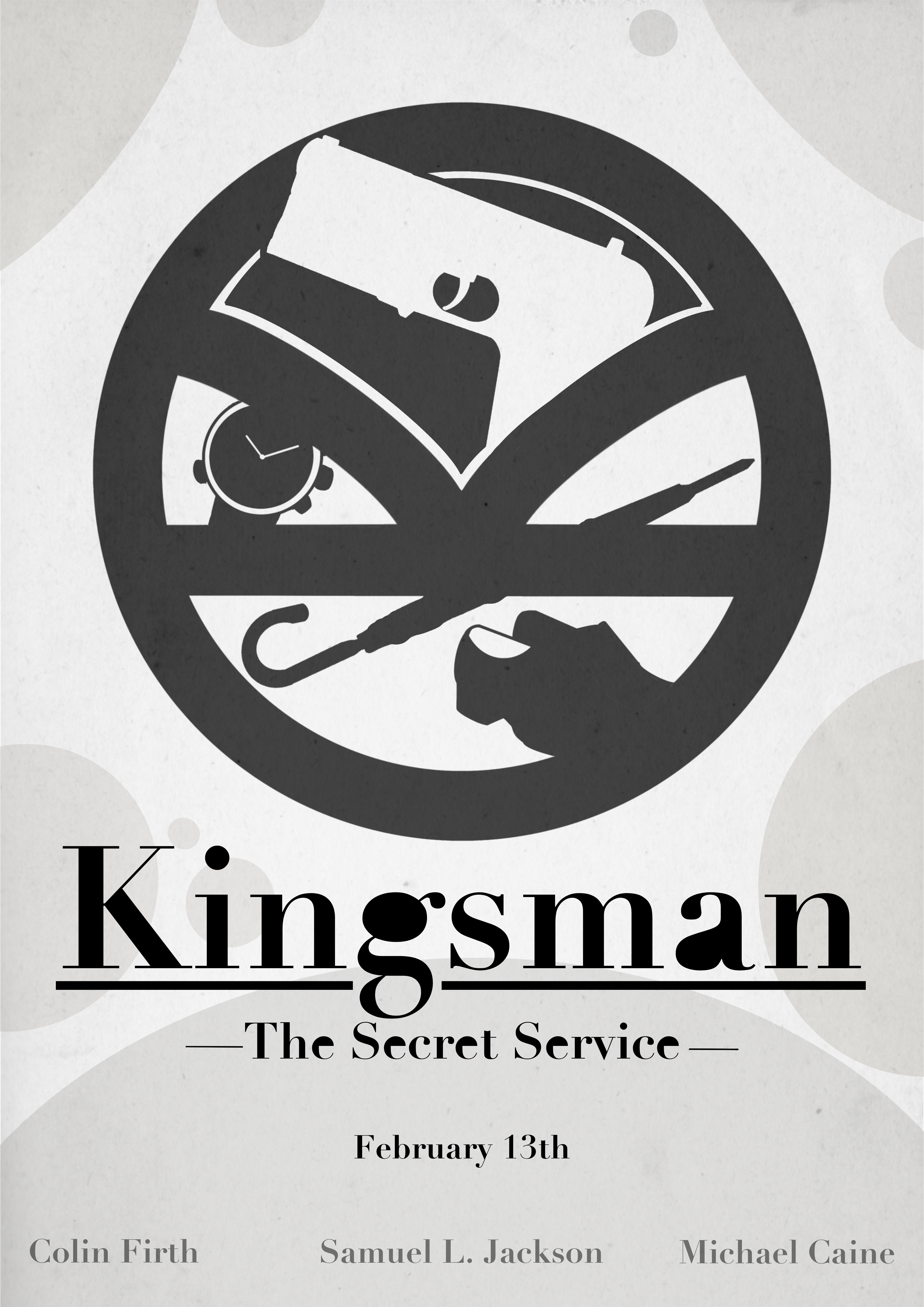 Kingsman - The Secret Service Poster, 2D Principles Course (2022)